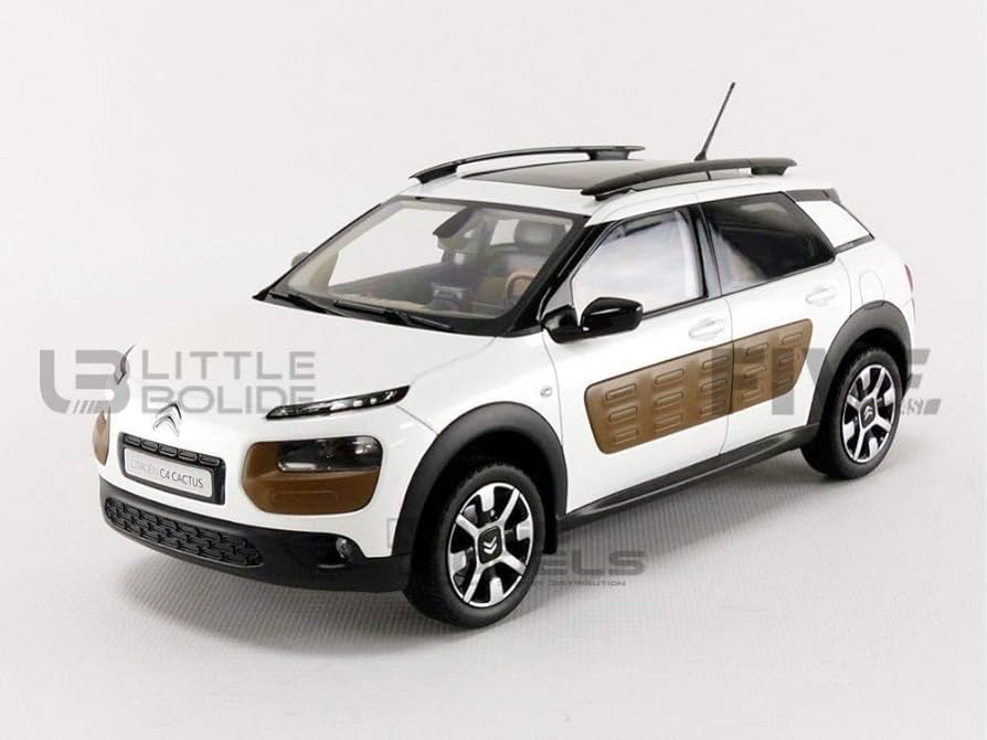 シトロエン　Ｃ４カクタス　１／１８　ノレブ製　ミニカー　美品 Amazon | 2014シトロエンc4 Cactusパールホワイトチョコレート